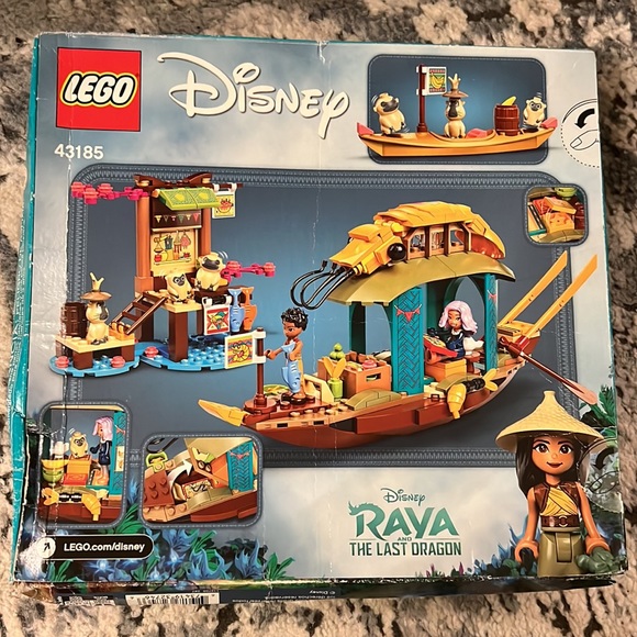 Lego Disney Raya & The Last Dragon Boun's Boat 43185 NEW WITH BOX WEAR - Picture 2 of 2